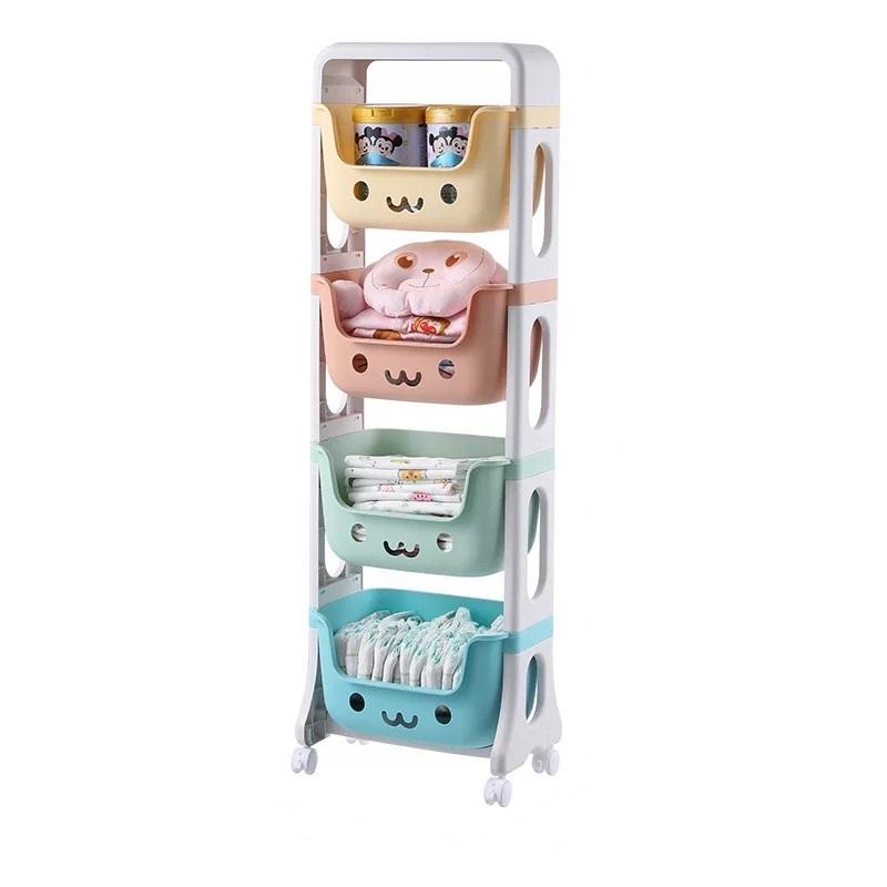 Kids Storage Rack with white background 