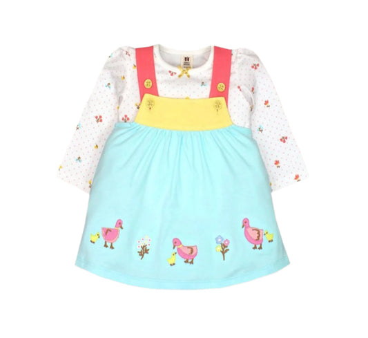 Knitted Embroidery Frock